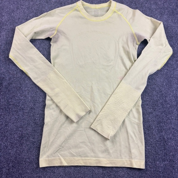 LULULEMON Women’s Yellow Long Sleeve Swiftly Shirt Athletic Shirt size: 4 - Picture 1 of 10